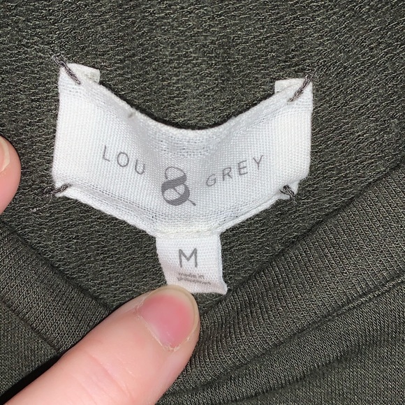 Lou & Grey Tie-waist Dress Green Size Medium - Picture 3 of 10